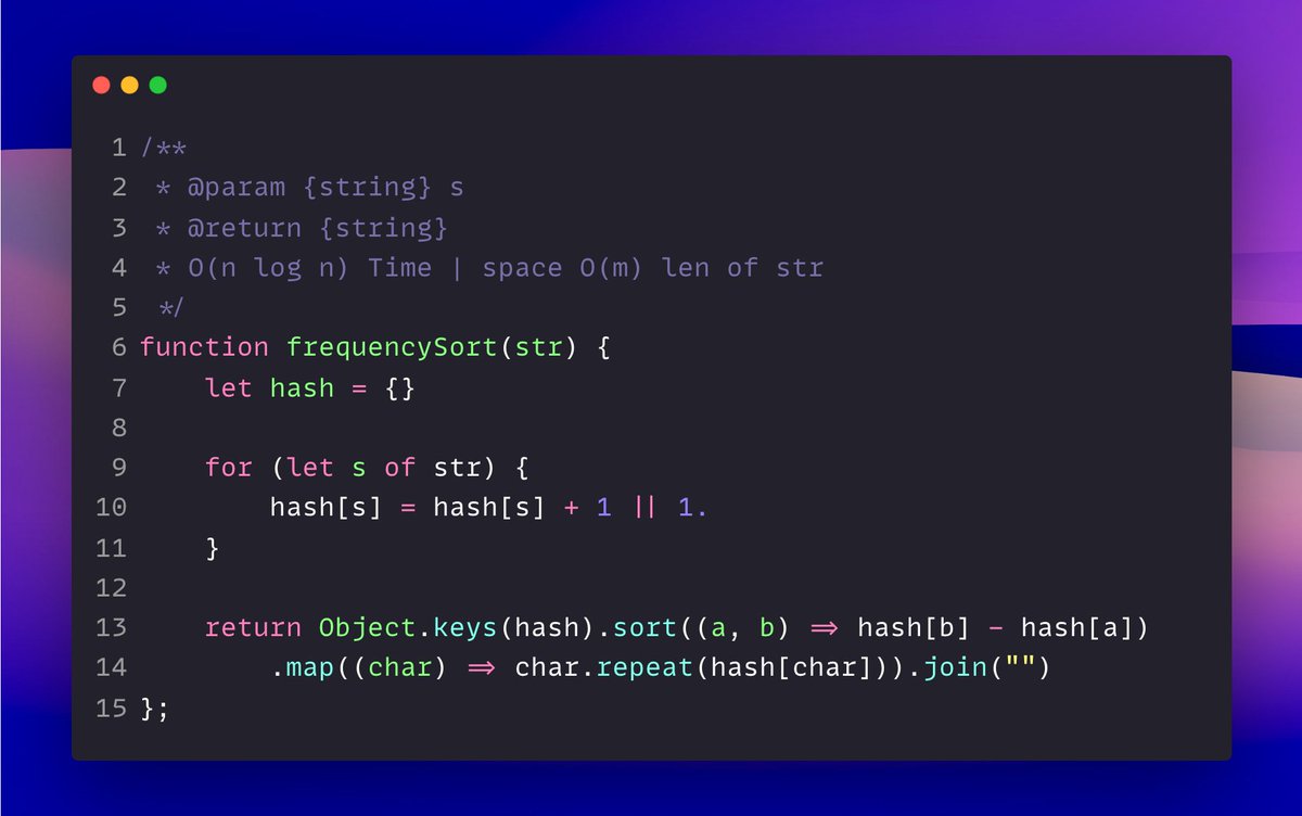 mesunilbagde's tweet image. Daily Coding Problem

451. Sort Characters By Frequency

I thought it will be fast, bt 36:09 time

#coding #alwaysbecoding #learnbydoing #javascript #leetcodestreak