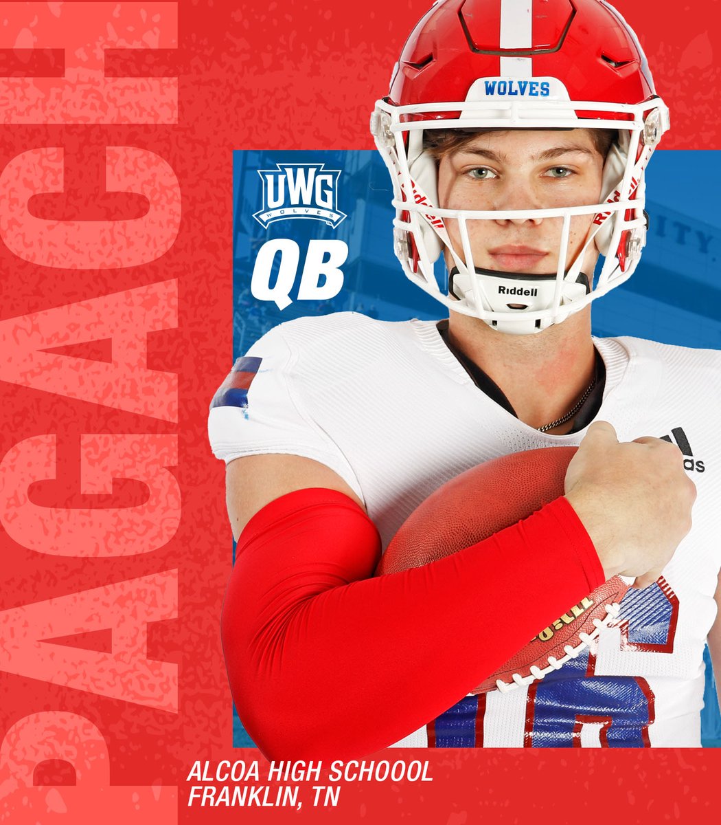 UWGFootball's tweet image. A ⭐️⭐️⭐️ quarterback 👀

Cody Pagach
🏈: Quarterback
🏡: Franklin, TN
🎓: Alcoa HS
📏: 6-2 | 202
📽️: bit.ly/488lL6I

#WeRunTogether | #Pack24 | @TrittRealty