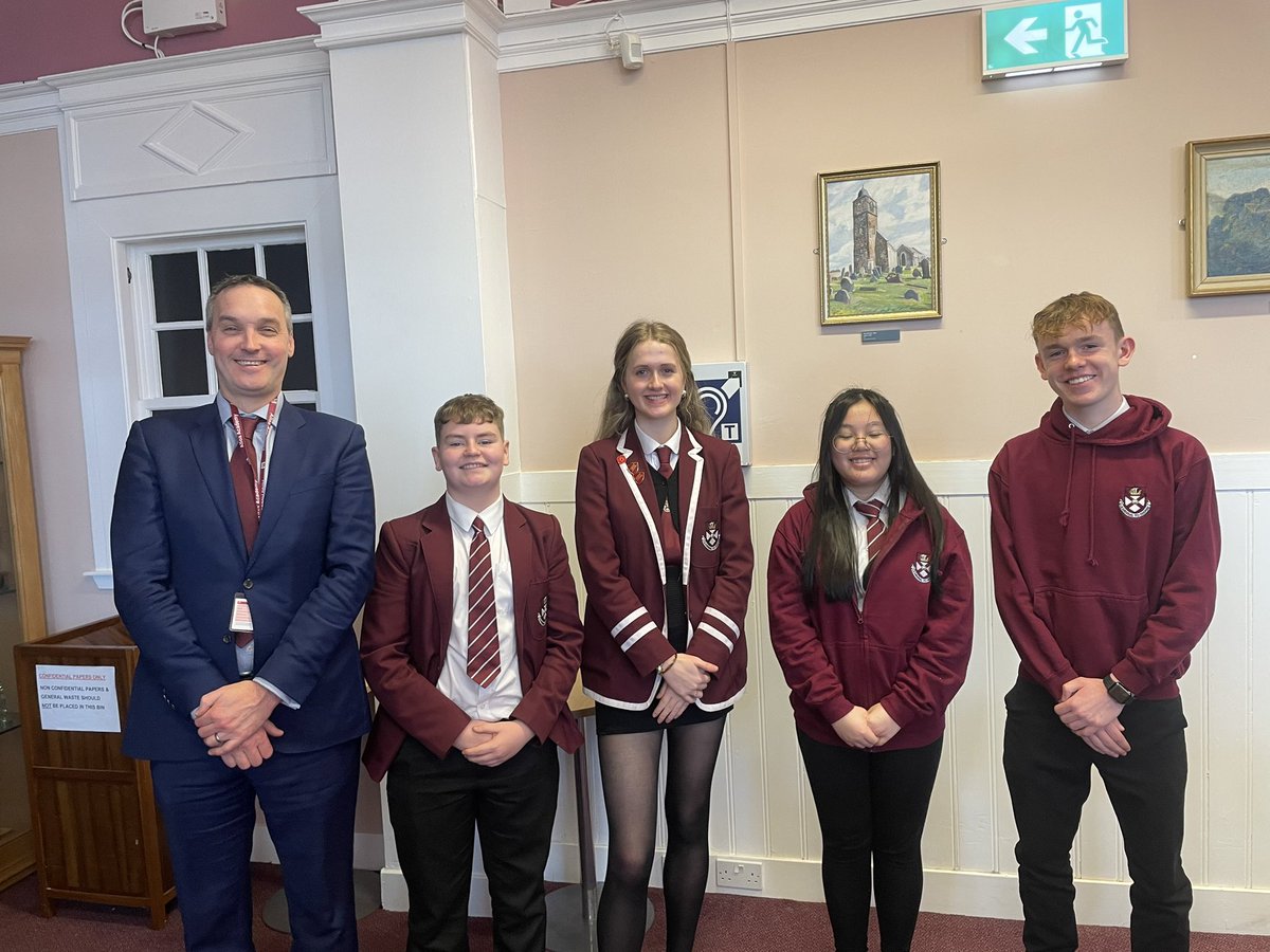 Our Youth Voice is central to the decision making across <a href="/ClacksCouncil/">Clackmannanshire Council</a>. 

It was great to hear the viewpoints of our learners from <a href="/AlvaAcademy/">Alva Academy</a> <a href="/Lornshill/">Lornshill Academy</a> and <a href="/AlloaAcademy/">Alloa Academy</a>. 

We will continue to ensure learners have the opportunity to have their say on local priorities.