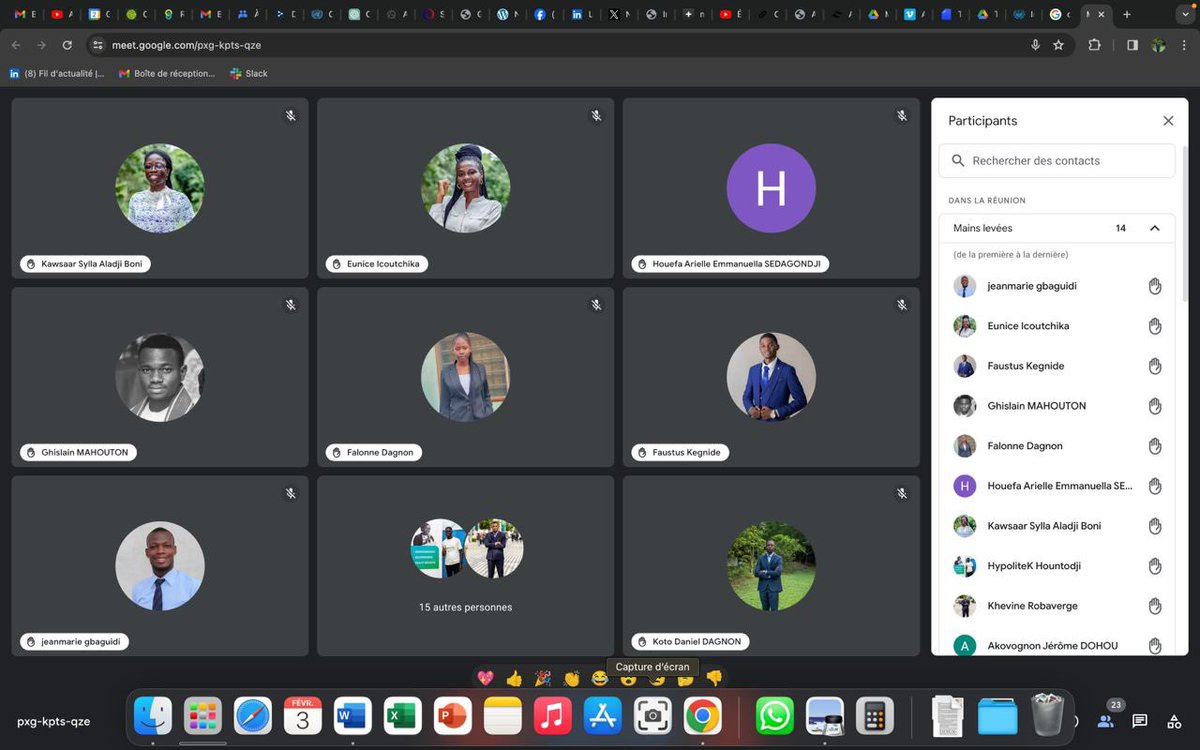 Le samedi 03 février s’est tenue en ligne l’Assemblée Générale Ordinaire de la 3è mandature du RB/PMJE. 

Une séance de 2h qui a démarré par le message d’ouverture du Président <a href="/kotodagnon/">kotodagnon</a> qui a rappelé…
Lire plus👉🏽: urlz.fr/puMY