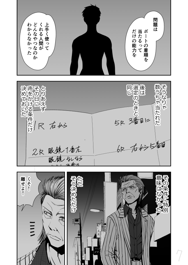 ボートレース予想屋漫画『TERU』118  1話、先行配信はツリーにぶら下がってます! 
