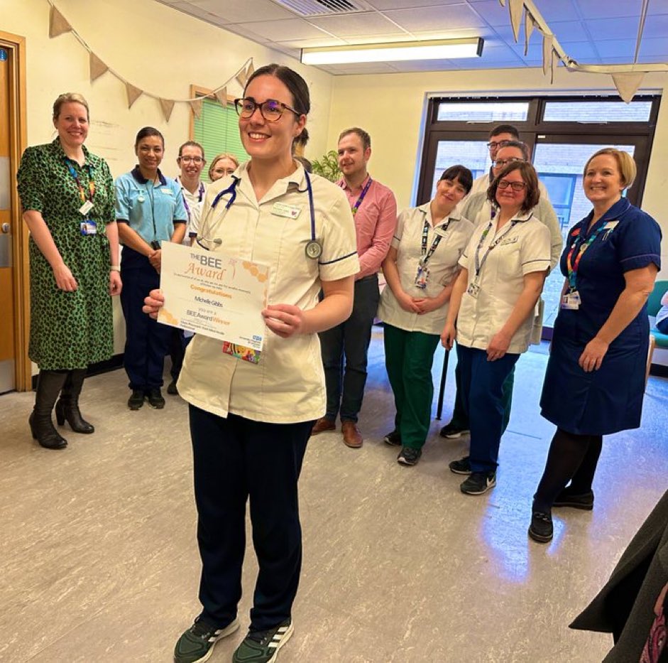 Clare Pheasant π (She/ Her) (@clare_pheasant) on Twitter photo Compassionate, patient, supportive and passionate are just some of the descriptors used in the nomination for <a href="/MichelleGibb_PT/">Michelle Gibb</a> who has received our first #uhlbeeaward here <a href="/Leic_hospital/">Leicester's Hospitals</a>. Huge congratulations π who will you nominate next π <a href="/JudithSpiers/">JudithSpiers π</a> @HoggJulie Compassionate, patient, supportive and passionate are just some of the descriptors used in the nomination for <a href="/MichelleGibb_PT/">Michelle Gibb</a> who has received our first #uhlbeeaward here <a href="/Leic_hospital/">Leicester's Hospitals</a>. Huge congratulations π who will you nominate next π <a href="/JudithSpiers/">JudithSpiers π</a> @HoggJulie