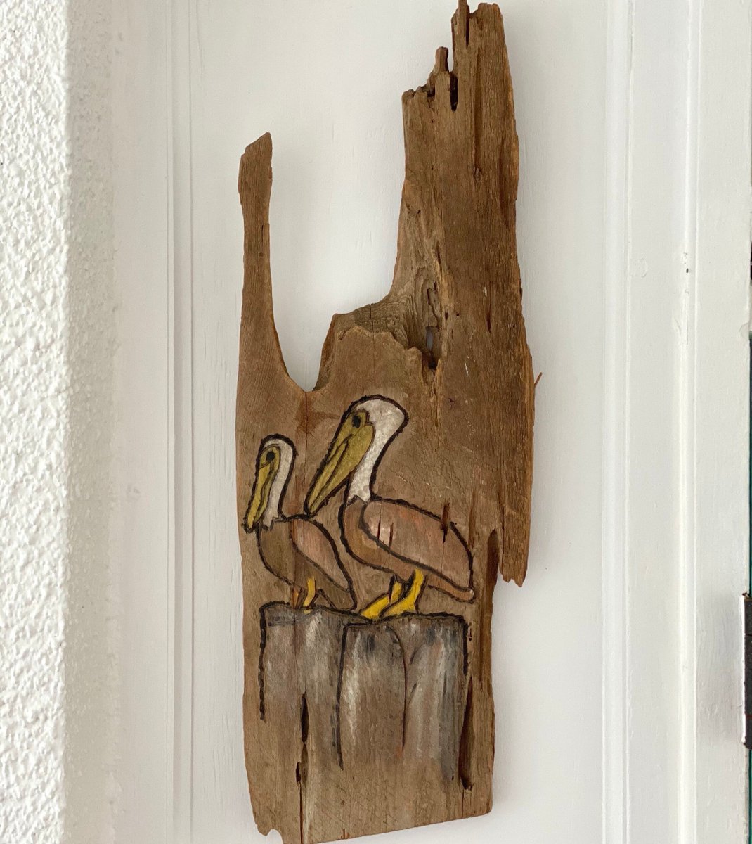 VSeagrape's tweet photo. Wooden Decor, Vintage and Hand Made Wooden Pelican Wall Hanging, Coastal Home Decor, Vintage Home Nautical, Pelican Decor, Yard Art, Gift #VintageArt #VintageDecor 
Buy here https://t.co/mtfLheJKlC https://t.co/rtFEPNkDao