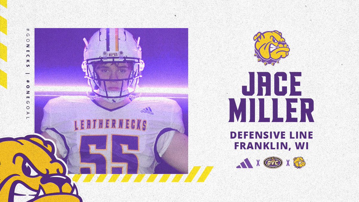 Welcome to the Leatherneck Family! 📱 @jacemiller_ 🏈 Defensive Line 📍 Franklin, WI #ECI x #GoNecks x #OneGoal