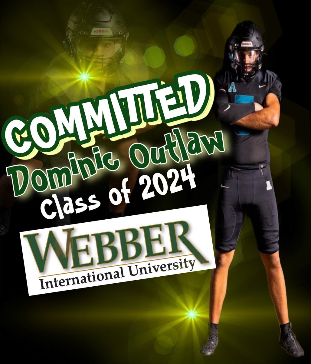 Dominic Outlaw (@outlawdominic) on Twitter photo Extremely blessed to say I’ve committed to Webber International University‼️🔥 <a href="/CoachWimmer/">Rick Wimmer</a> <a href="/coachj_rob/">Coach Robinson</a> <a href="/MrCoachCraig/">Hasan Craig</a> <a href="/CoachSquatty/">Coach Bell</a> <a href="/CoachRod_219/">CoachSaul</a> #atlanticsharks Extremely blessed to say I’ve committed to Webber International University‼️🔥 <a href="/CoachWimmer/">Rick Wimmer</a> <a href="/coachj_rob/">Coach Robinson</a> <a href="/MrCoachCraig/">Hasan Craig</a> <a href="/CoachSquatty/">Coach Bell</a> <a href="/CoachRod_219/">CoachSaul</a> #atlanticsharks