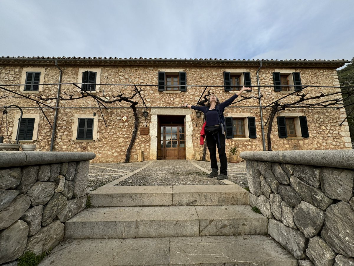 January is a great time to walk in Mallorca. During the day we have the mountains to ourselves and then at night we arrive at a refuge and at dinner 6 or 7 other people arrive at the table and we chat about the day’s adventure. Just perfect.