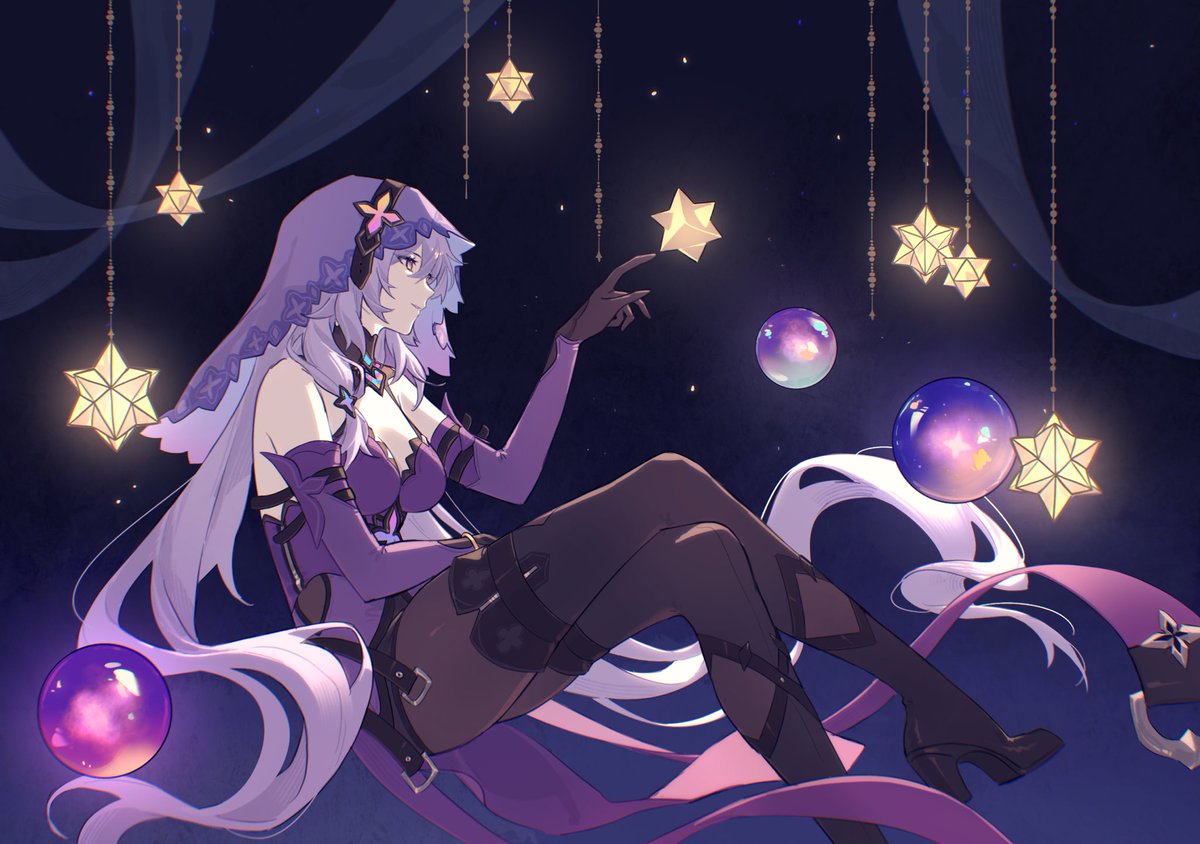 expuella's tweet photo. 🔮 #HonkaiStarRail #BlackSwan https://t.co/rcFoTQtlTN