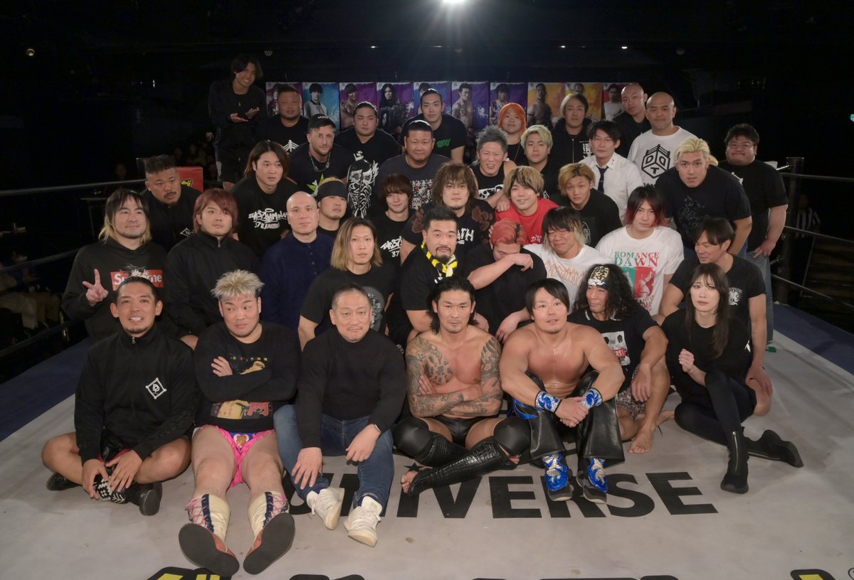 ddtpro's tweet photo. 坂口征夫選手、現役生活お疲れさまでした。そしてありがとうございました。

引退しても坂口さんはドラマティック・ドリーム・チームの一員です。

DDT選手・スタッフ一同
#ddtpro https://t.co/IuJBt2Nnmt