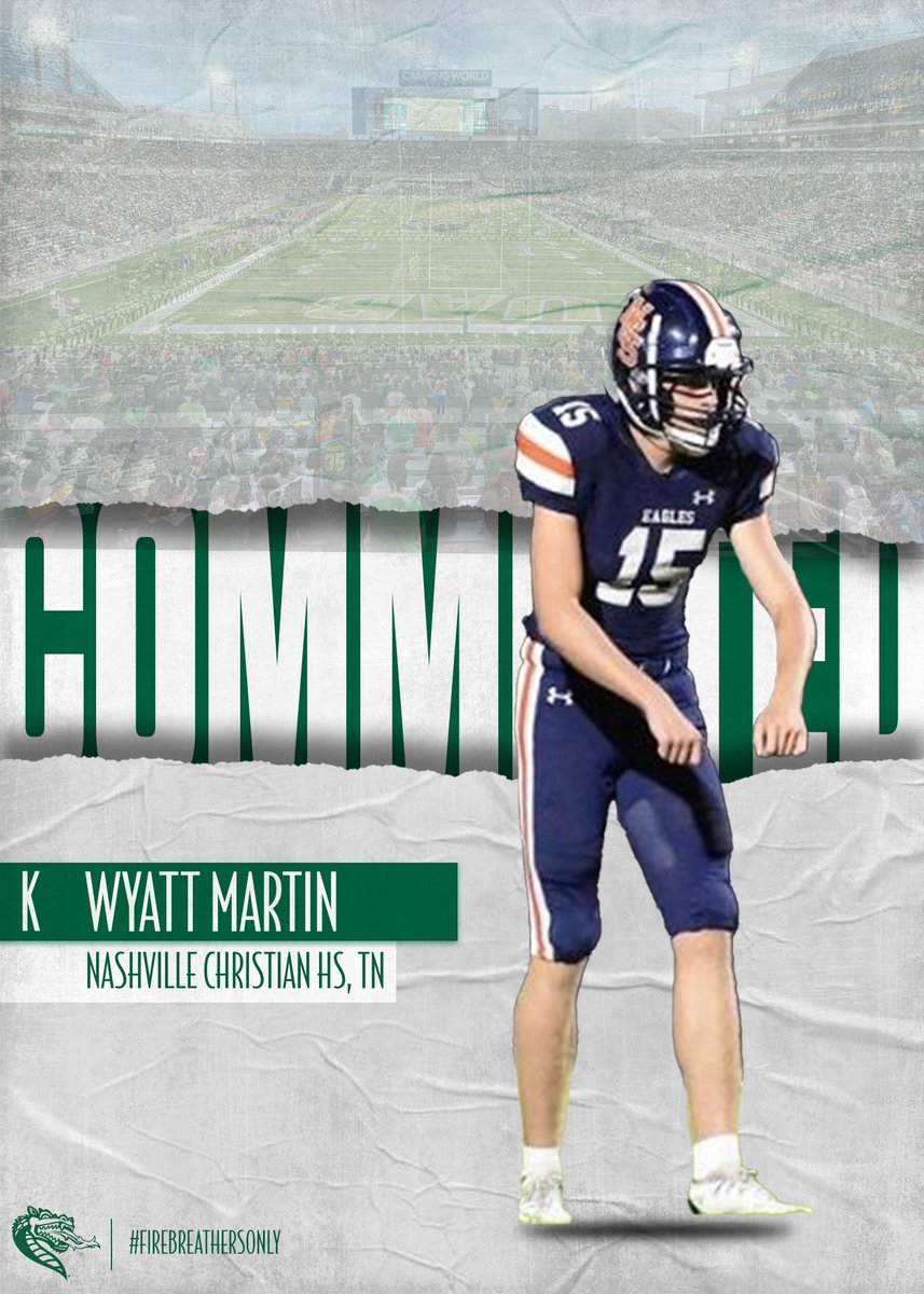 Wyatt Martin (@wyattm015) on Twitter photo I want to thank my family, coaches, and most importantly, God, for this amazing opportunity. I am 100% committed to play at the University of Alabama Birmingham! <a href="/jkicker19/">Justin Yoon</a> <a href="/JamesWilhoit25/">James Wilhoit</a> <a href="/DilfersDimes/">Trent Dilfer</a> <a href="/UAB_FB/">UAB Football</a> #firebreathersonly I want to thank my family, coaches, and most importantly, God, for this amazing opportunity. I am 100% committed to play at the University of Alabama Birmingham! <a href="/jkicker19/">Justin Yoon</a> <a href="/JamesWilhoit25/">James Wilhoit</a> <a href="/DilfersDimes/">Trent Dilfer</a> <a href="/UAB_FB/">UAB Football</a> #firebreathersonly