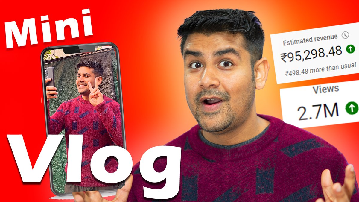 iamasagar's tweet photo. Make Mini Vlogs and Grow Subscribers ! Make Huge Money Easily
https://t.co/qchZctdExE #vlogs #minivlog #technicalsagar https://t.co/YXACv2QJTq