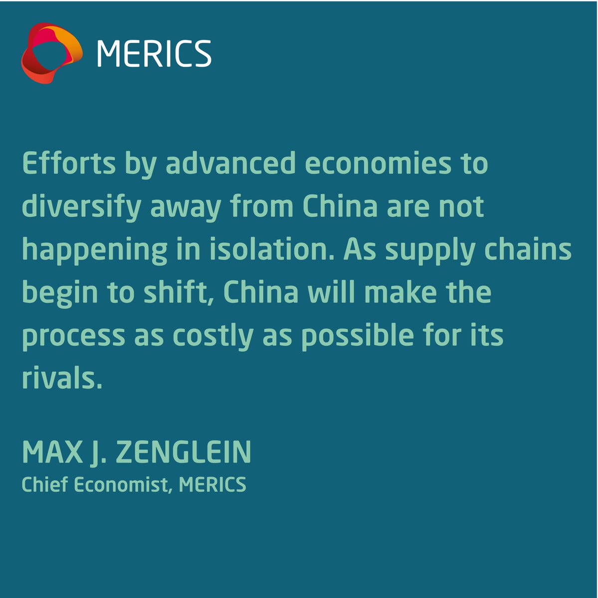 As major economies are trying to reduce their dependency on #China for manufactured goods, Max J. Zenglein looks at how China adapts to these shifts in a new report for the Hinrich Foundation (@hinrichfdn): merics.org/en/report/worl…