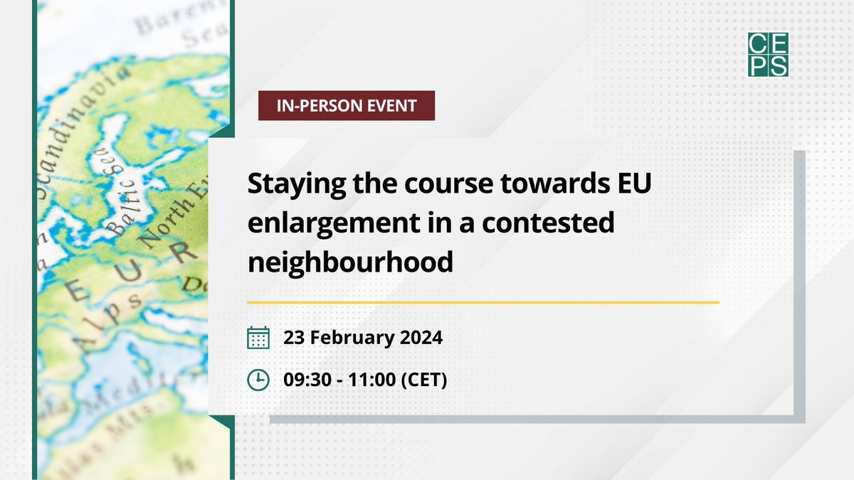 📅 Join us on 23 February for a conference on #EUenlargement in a contested neighborhood.

This event will kick-off REUNIR’s investigation into foreign threats to the military, socio-economic and democratic resilience of nine neighbouring countries.

REGISTER HERE 👉