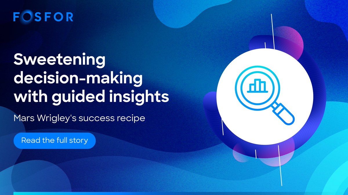 Discover how Fosfor is augmenting Decision Intelligence for industry leaders like Mars Wrigley, helping them savor favorable outcomes with brand, product, and pricing strategies. Read the full case study hubs.ly/Q02k8sR70

#CPG #Data #DecisionIntelligence