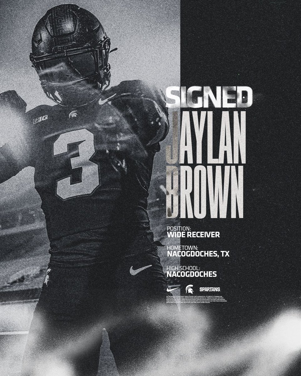MSU_Football's tweet photo. welcome home, @jaylan_3‼️

#GoGreen https://t.co/xyfXWrBc5I