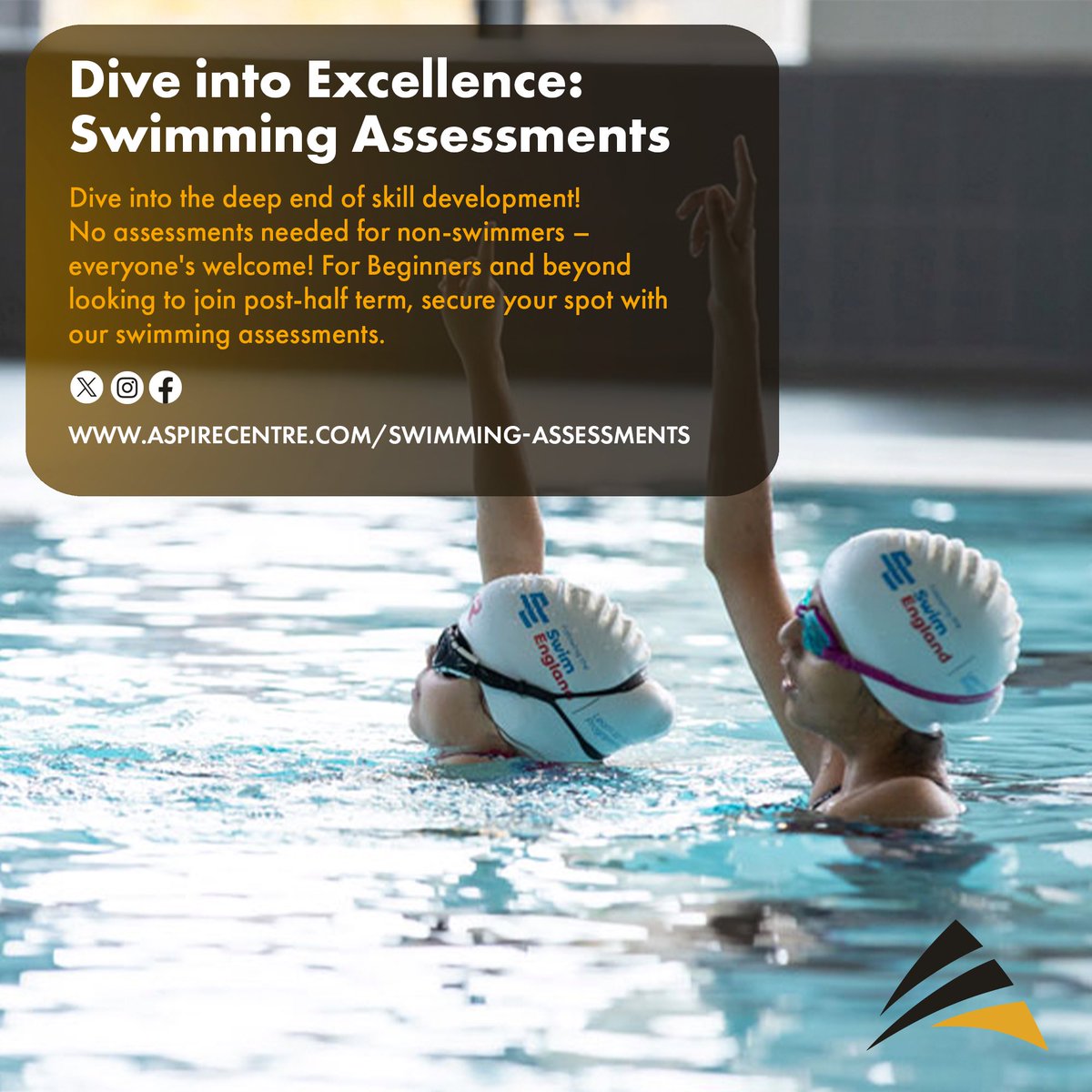 Unlock aquatic potential! 🚀 Book your child's #swimming #assessment from Feb 12-15 at Aspire Centre. For beginners and above, our tailored lessons post half term are the perfect way to dive into a world of swimming skills.
aspirecentre.com/swimming-asses…
#SW18 #Earlsfield #Southfields