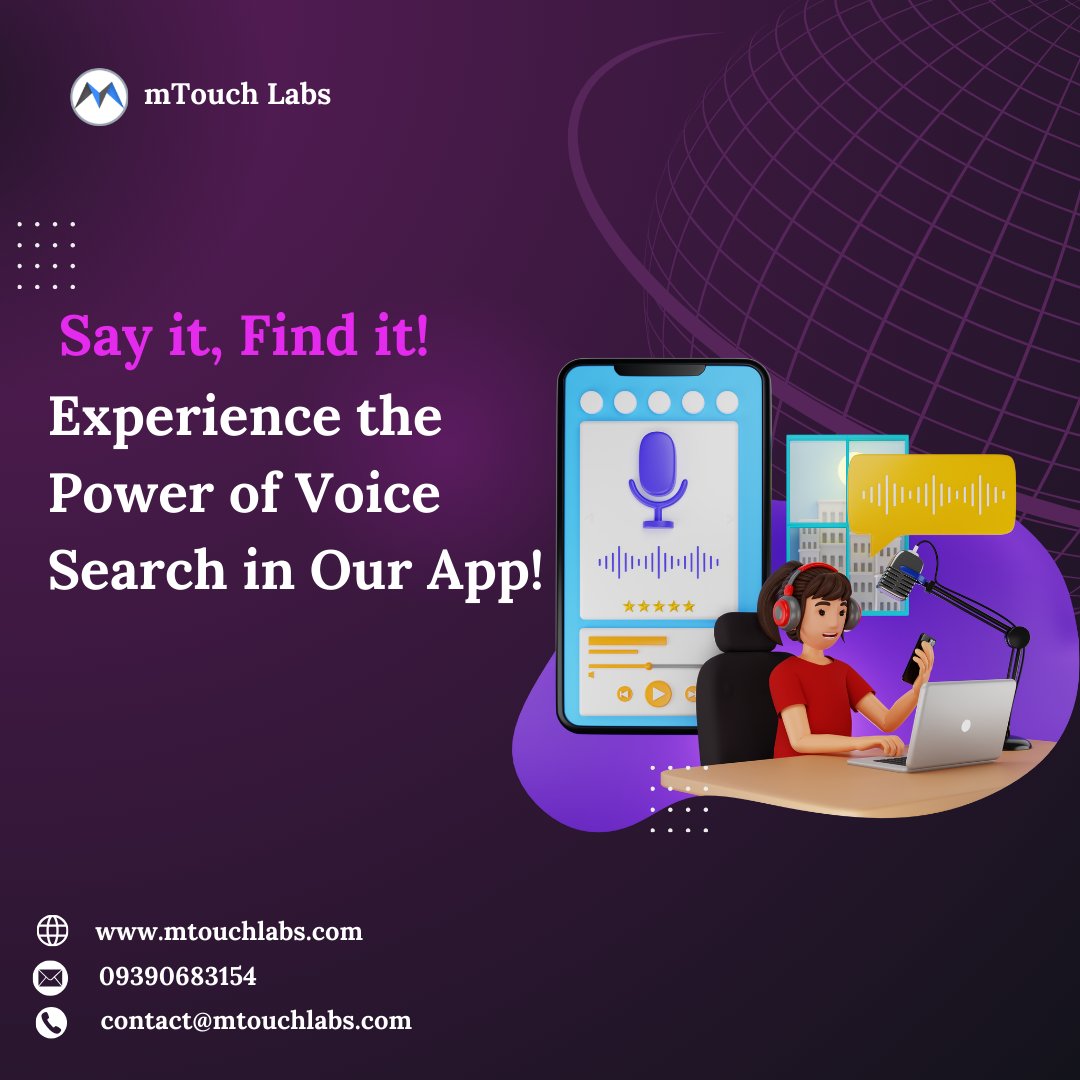 mTouchLabs's tweet photo. Voice interface and voice search are transforming the way we interact with mobile apps! With the rise of virtual assistants like Siri, Alexa, and Google Assistant, users are now turning to their voices to navigate apps.

https://t.co/lkHko6Yh06

#VoiceInterface #VoiceSearch #apps https://t.co/5EgsSwsysK