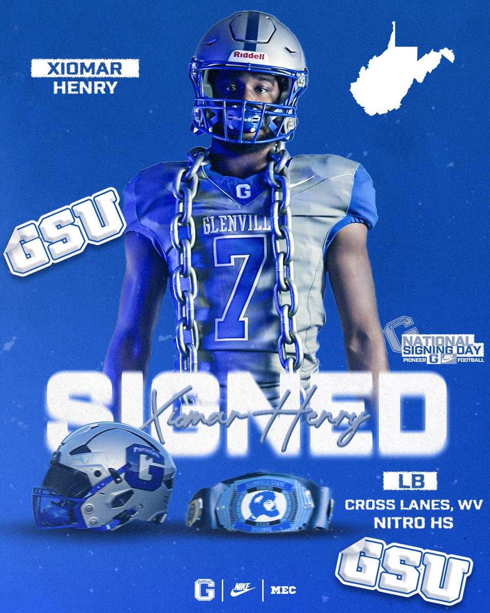 GlenvilleStFB's tweet photo. 𝙎𝙄𝙂𝙉𝙀𝘿!✍️

Welcome to The Ville, @henry_xiomar!

📄 https://t.co/PelPCiE8Au

#GSU24NSD https://t.co/1qItJ4bT8P
