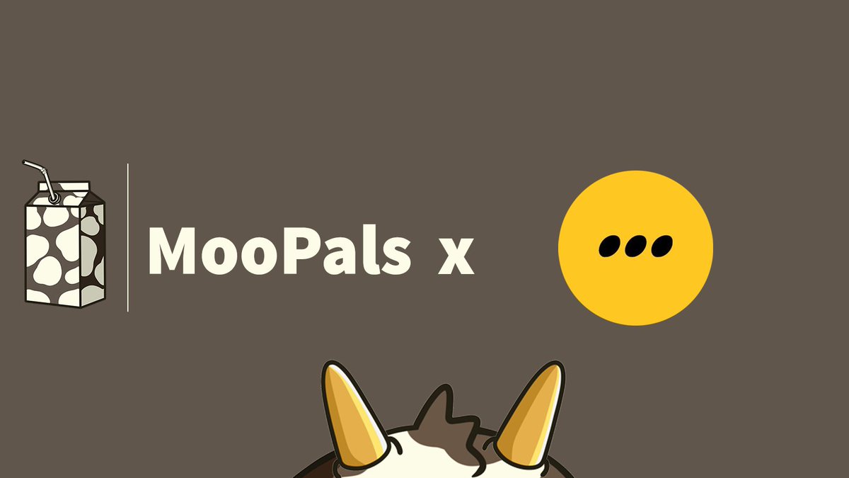 Moo_Pals's tweet photo. MOOOO! We're excited to announce our partnership with @dokyoworld ⚡️

We have 50 WL spots for Dokyo holders🐮 

🔺Join both our discord 
🔺Follow us & @dokyoworld 
🔺Enter our giveaway on Atlas 3 by @BlocksmithLabs 

Link in tweet below 👇
