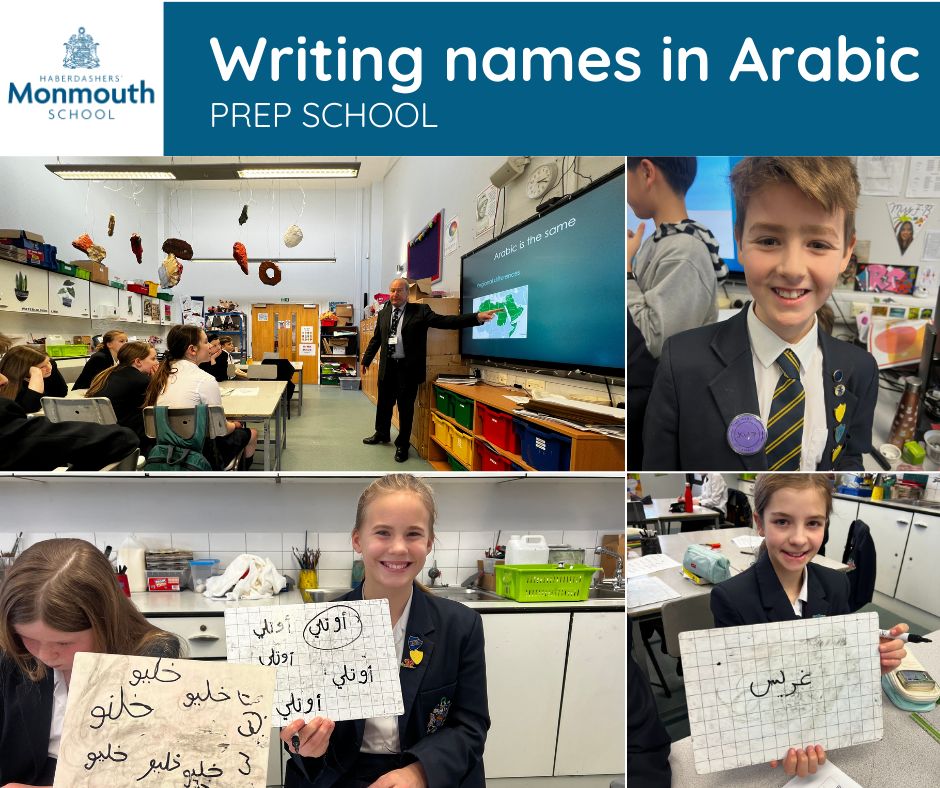 Our Year 6 students met Mr. Anthony Forester-Bennett, an ex-diplomat, last week. He taught our lovely year 6s Arabic and how to write their names. The hands-on session included making name badges, creating an engaging experience that left a lasting impression.