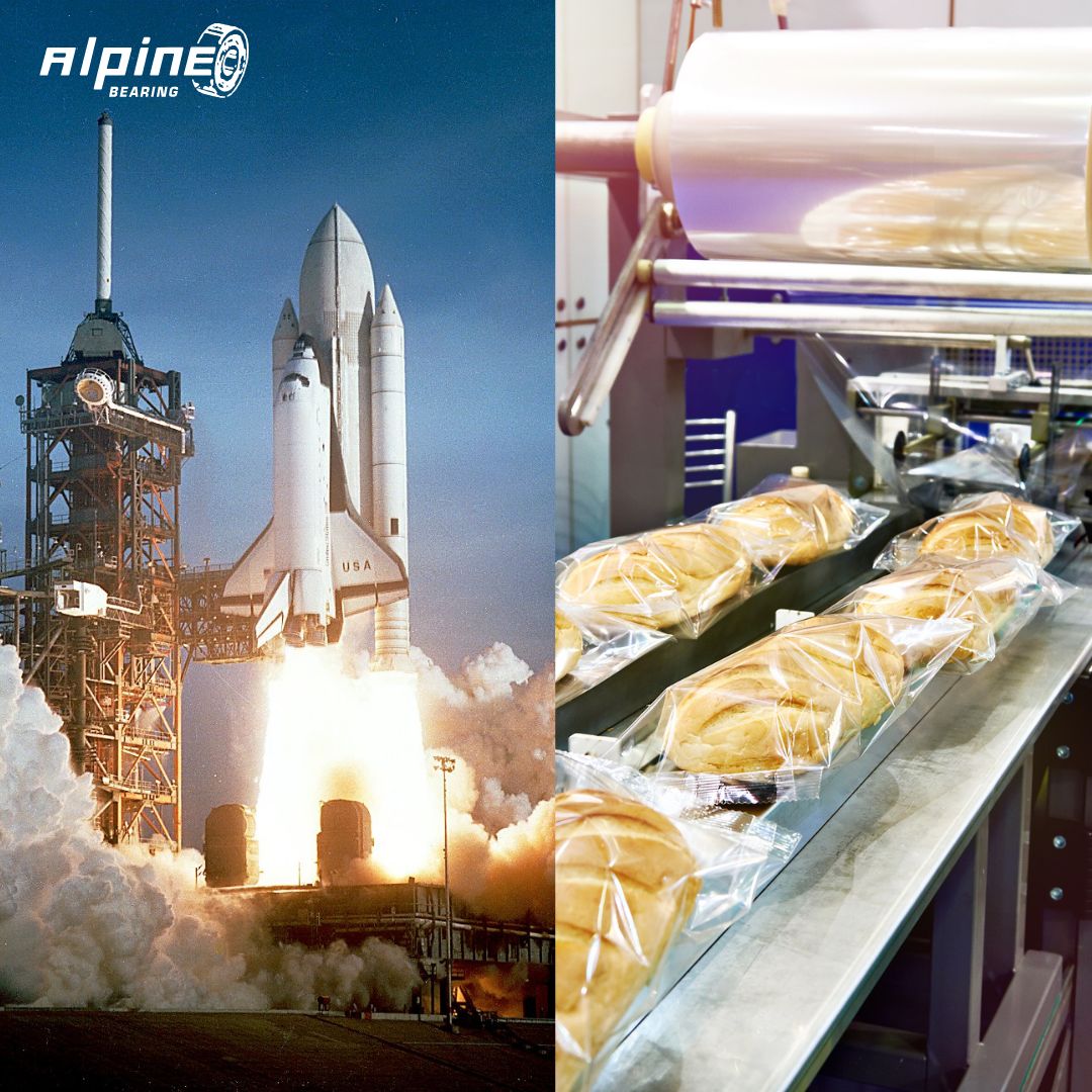 AlpineBearing's tweet photo. We carry more than 100 lubricants and our technicians apply them with extreme precision. Customize your bearings for industries from aerospace to food service. #lubrication #bearings https://t.co/82aXUfBjV6 https://t.co/u3EQwk7TGh