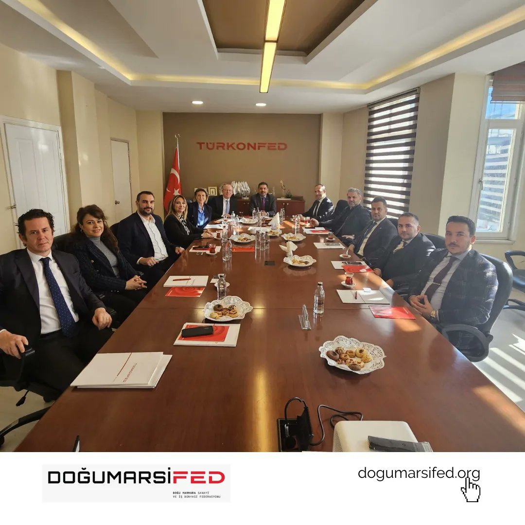 DOĞUMARSİFED Yönetim Kurulu olarak üyesi olduğumuz Türk Girişim ve İş Dünyası Konfederasyonu (TÜRKONFED) Yönetim Kurulu Başkanı Sn. Süleyman Sönmez'e ziyarette bulunduk. Hoş sohbetleri ve misafirperverlikleri için kendilerine teşekkür ederiz. 
 
#türkonfed 
#dogumarsifed