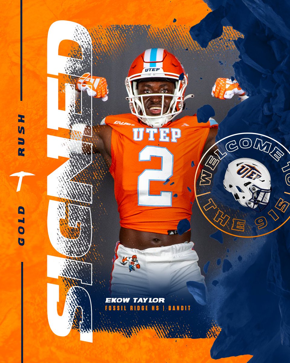 𝓼𝓲𝓰𝓷𝓮𝓭✍️ —> Ekow Taylor 
 
Welcome to the 915‼️ 
 
#WinTheWest 🏈 
#PicksUp ⛏️ 
#OKG 😤