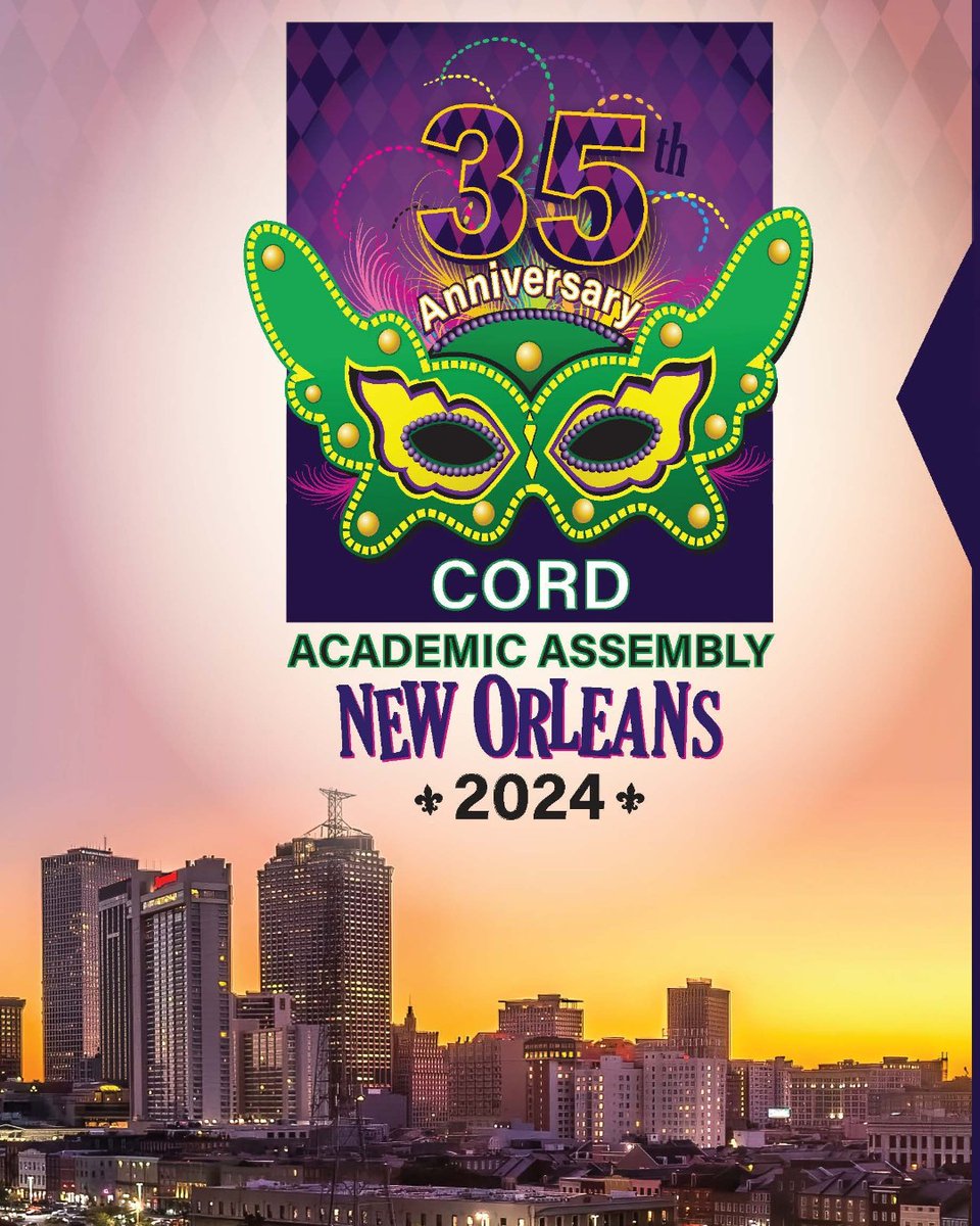 We can't wait to see everyone in person next month to reconnect, recharge, and enjoy some in-person learning and community. Check out the #CORDAA24 agenda here: bit.ly/3Ug7mlU