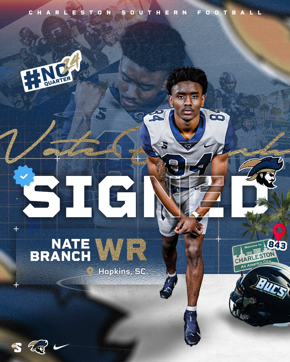 𝓢𝓲𝓰𝓷𝓮𝓭📝 Welcome Nate Branch to CSU! A 5-10 freshman wideout with the Bucs.