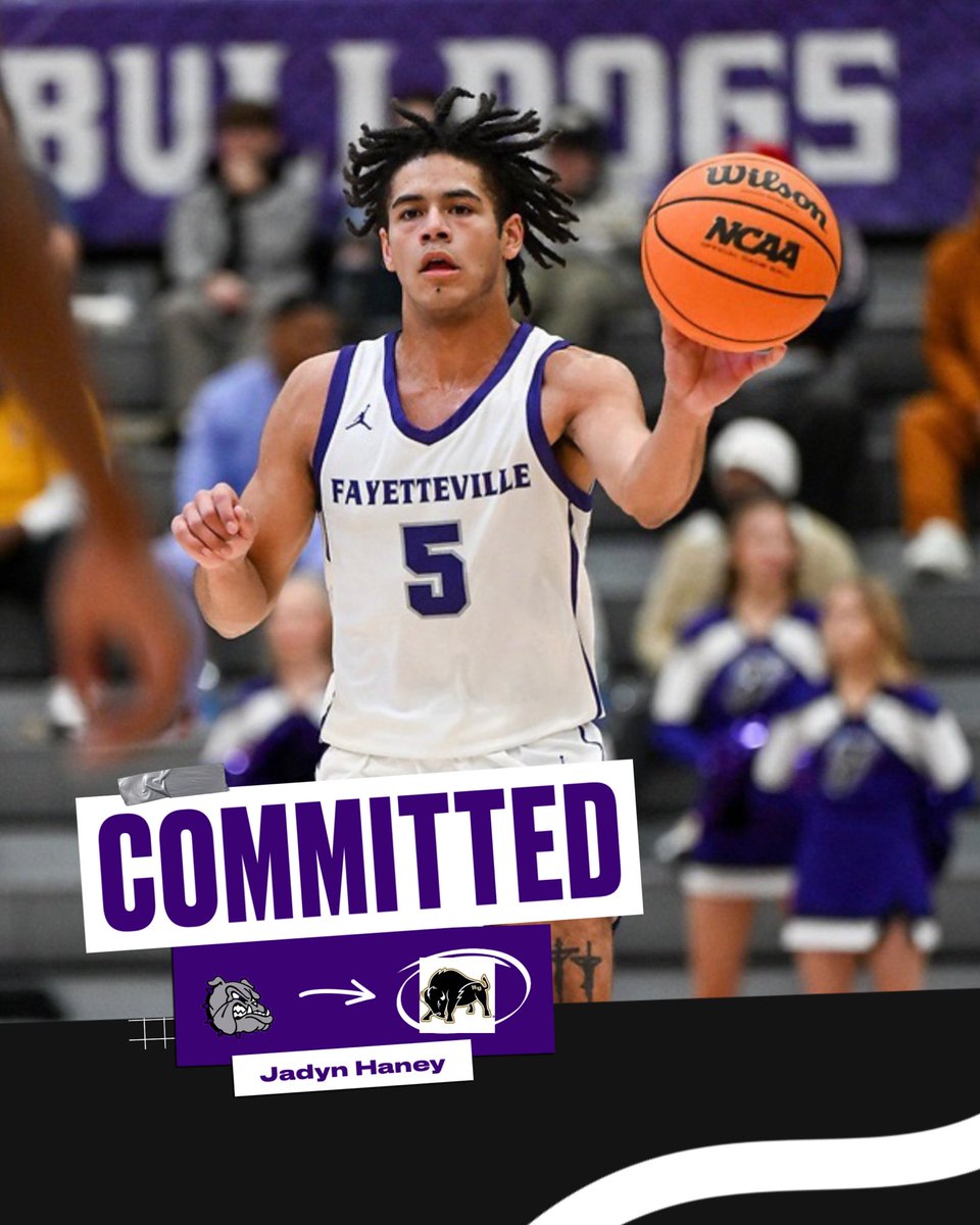 Congrats to <a href="/JadynHaney5/">jadyn haney</a> on his commitment to <a href="/Harding_MBB/">Harding Men's Basketball</a>! The Bisons are getting a fierce competitor that accepts every challenge thrown his way! We are excited to see the impact Jadyn makes at the next level!
#PurpleDNA #StayHumble #CollegeDogs