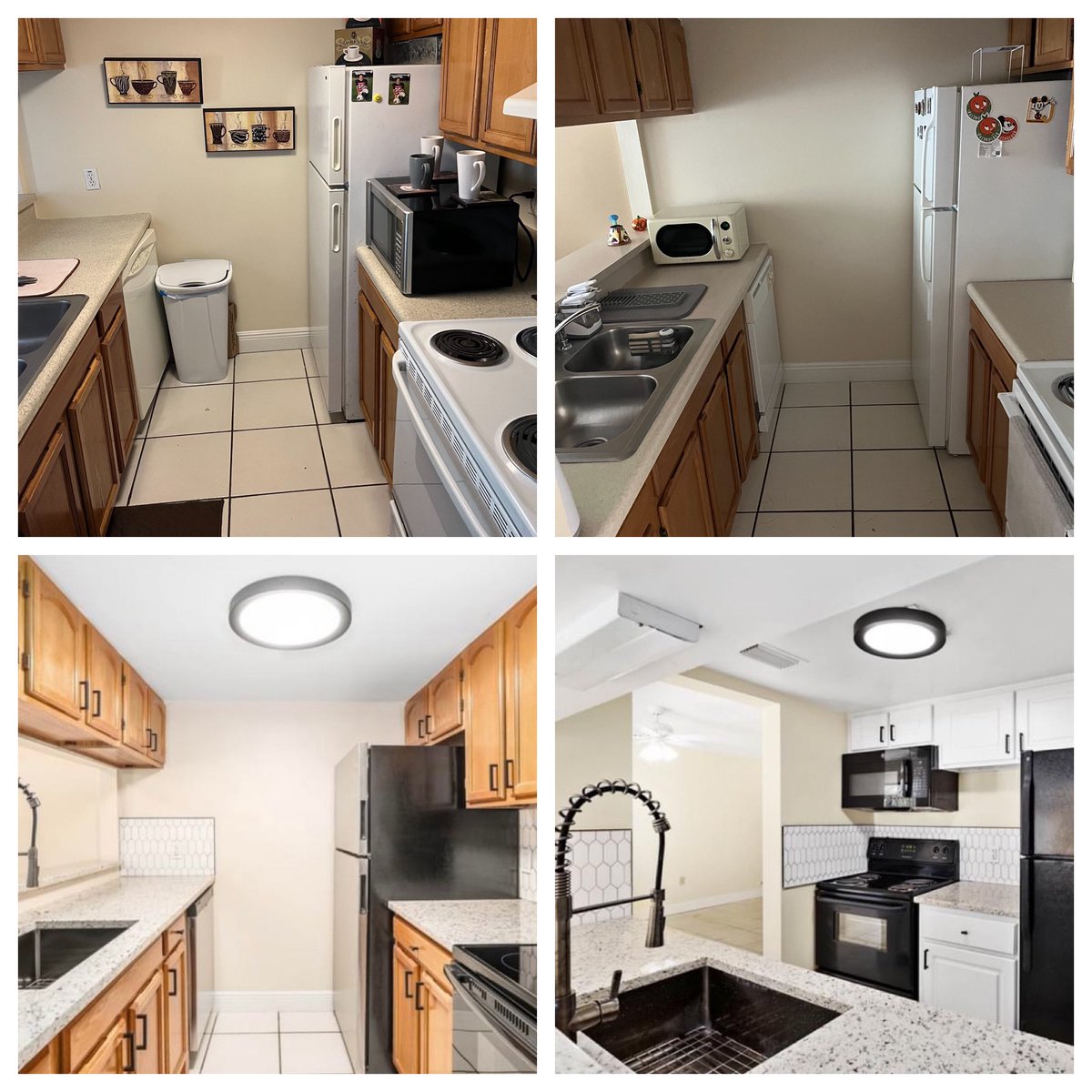 Before and After: Interior Kitchen Renovations at Our Latest Apartment Community At Village Square in Ocala, Florida!

#RenovationSuccess #VillageSquareOcala #ApartmentLiving #CommunityTransformation #Red Knight Properties #multifamily