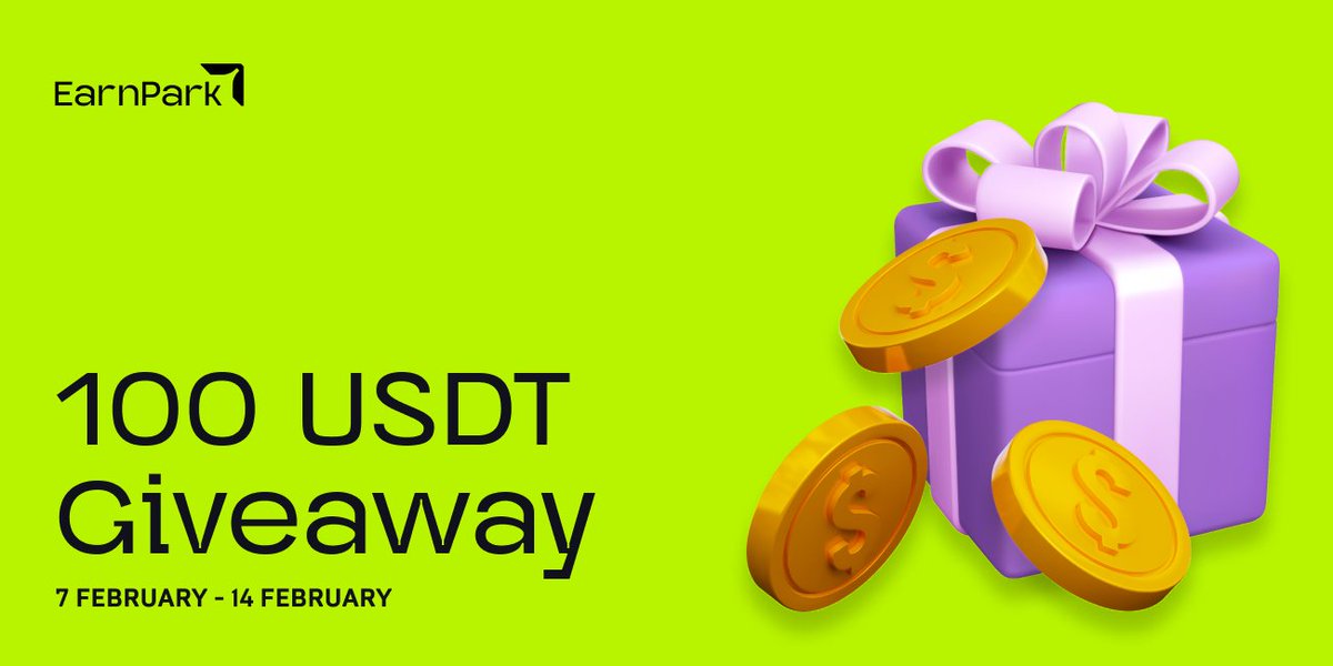 We want to celebrate EarnPark Fam by giving away a total of 100 USDT! 

How to join:
✔️Follow <a href="/_Earnpark/">EarnPark</a> 
✔️Like&amp;RT
✔️Join our Zealy Community zealy.io/c/earnpark/
✔️Post proof 

🗓 10 winners will be drawn on February 14th – a perfect Valentine's Day surprise! 💘
#Giveaway