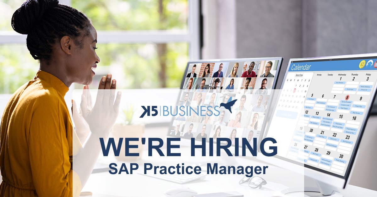 We're looking for someone to lead our SAP Finance &amp; Logistics Practice - find out more and apply online by going to bit.ly/3OCjYjE