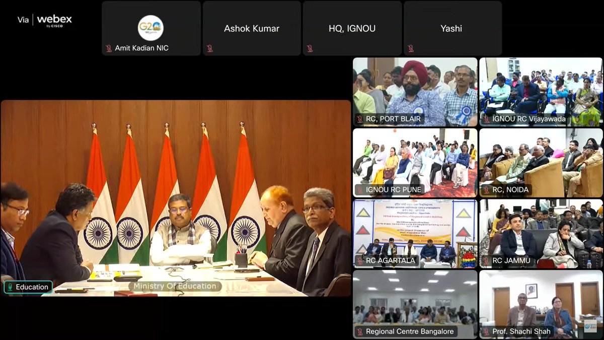 Shri Sanjay Murthy, Secretary of the <a href="/EduMinOfIndia/">Ministry of Education</a> , expressed confidence in IGNOU's ability to fulfill the objectives set forth in the NEP 2020, citing the university's numerous initiatives as evidence of its preparedness for the task.