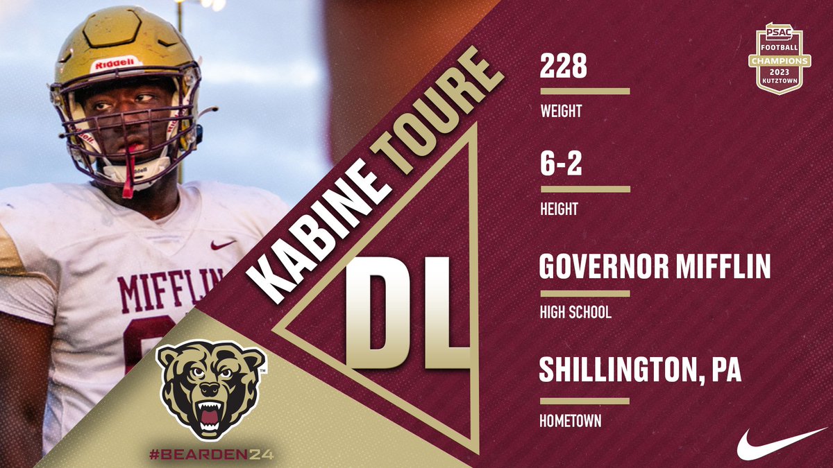 Kutztown Football 🐻 tweet media