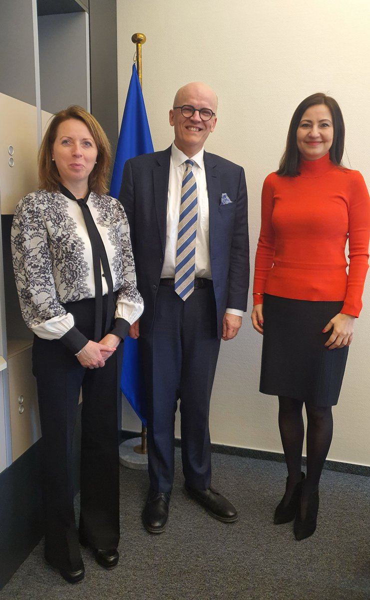Inspiring discussion today with @ahavasara, President of @EARTOBrussels. We share a conviction that investing in research and innovation is investing in our future. 🇪🇺 I look forward to EARTO’s inputs into the inclusive process that will shape the next EU R&I programme!