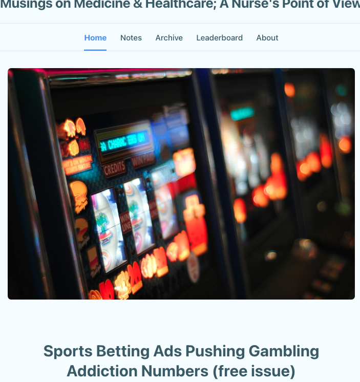 Today's newsletter: gambling &amp; mental health. What doesn't help is stars like <a href="/WayneGretzky/">Wayne Gretzky</a> &amp; <a href="/KevinHart4real/">Kevin Hart</a> promoting it &amp; I was sorry to see 1 of my fave popular celebs, who does so much good, also in a gambling ad: <a href="/JohnCena/">John Cena</a>. empoweredwellness.substack.com/p/sports-betti…  #gambling #mentalhealth