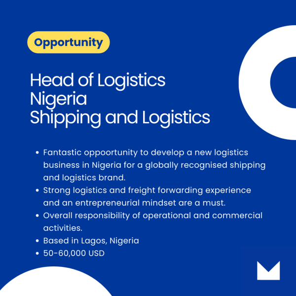 ImpactTalent's tweet photo. Impact Talent is working with an international logistics and shipping company in their search for a business leader to build and lead a new logistics brand in Nigeria. 

#Logistics #Jobs #Recruitment https://t.co/RRqdh59zcy https://t.co/4CJeTKbQWR