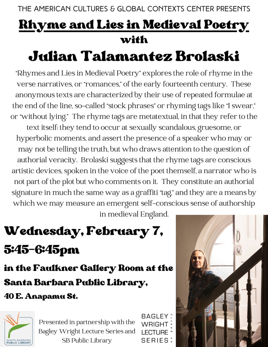BWLectures's tweet photo. tonight! ⚡️⚡️@SBPLSystem @acgcc_ucsb https://t.co/jcq4zLjp65