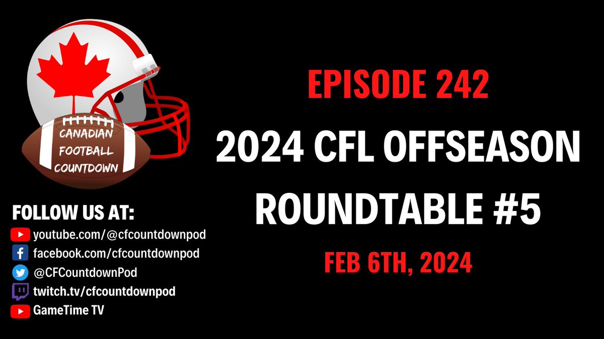 cfcountdownpod's tweet photo. 🚨 NEW EPISODE🚨

Oliviera &amp; Schoen re-sign with #Bombers, #Argos roster getting decimated, a good day for the #Riders, and all the major #CFLFA signings around the #CFL

📺: https://t.co/2qYeOh5oiv

🎧: https://t.co/tR9kdIFwVS

Join the CFC Discord: https://t.co/iNI23oi6R1 https://t.co/qPHWTU34Kw