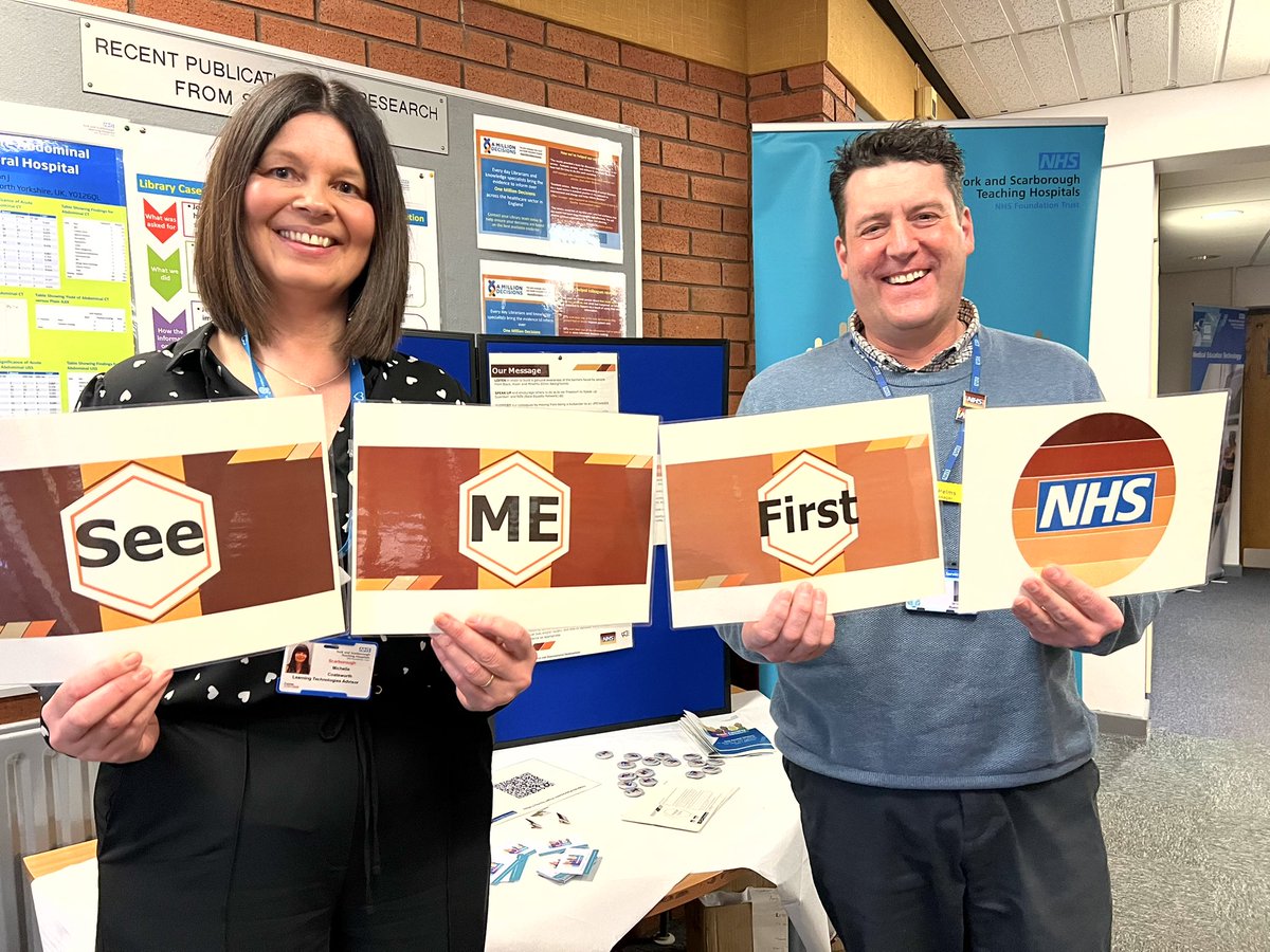 KrishnaDe's tweet image. Have you made the @See_ME_First pledge? The staff led initiative launched this week as part of our commitment to be an open and welcoming organisation treating each other with respect. Find us today at the post grad centre
@YSTeachingNHS Scarborough hospital until 2.30 pm.