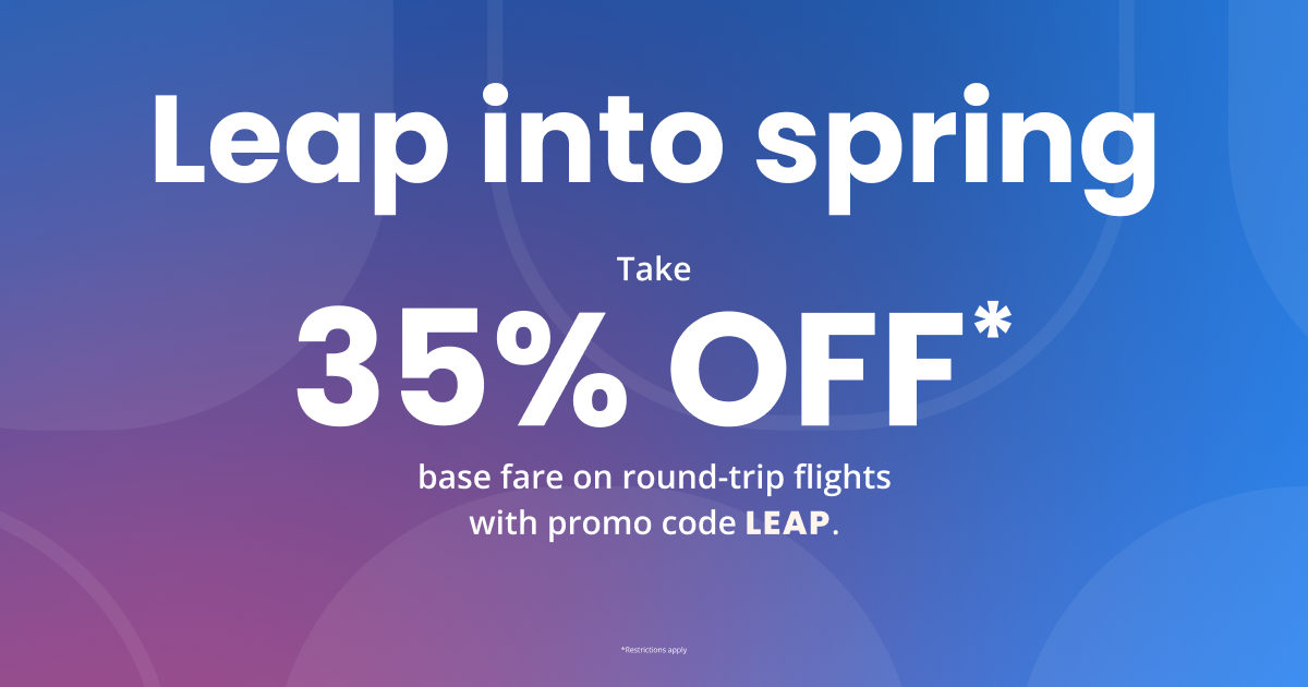 BreezeAirways's tweet photo. Make the most of your extra day  with our 24-hour flash sale. Book by 11:59PM PT tonight for travel from February 29 through June 26, 2024. https://t.co/UTROacafGH https://t.co/j5pCLEKMgL