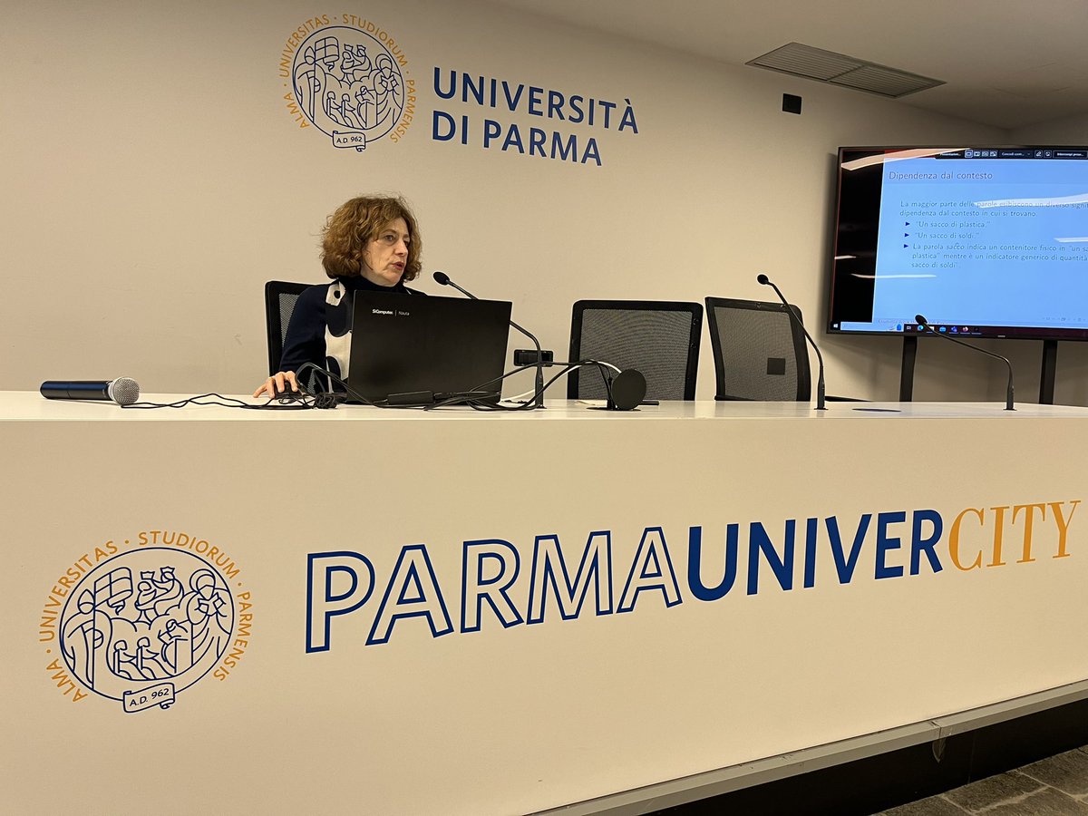 Oggi <a href="/unipr/">Università di Parma</a> <a href="/labIUCD/">LabIUCD</a>: “Tipi di polisemia delle parole: un approccio contestuale” <a href="/ejezek/">Elisabetta Jezek</a>