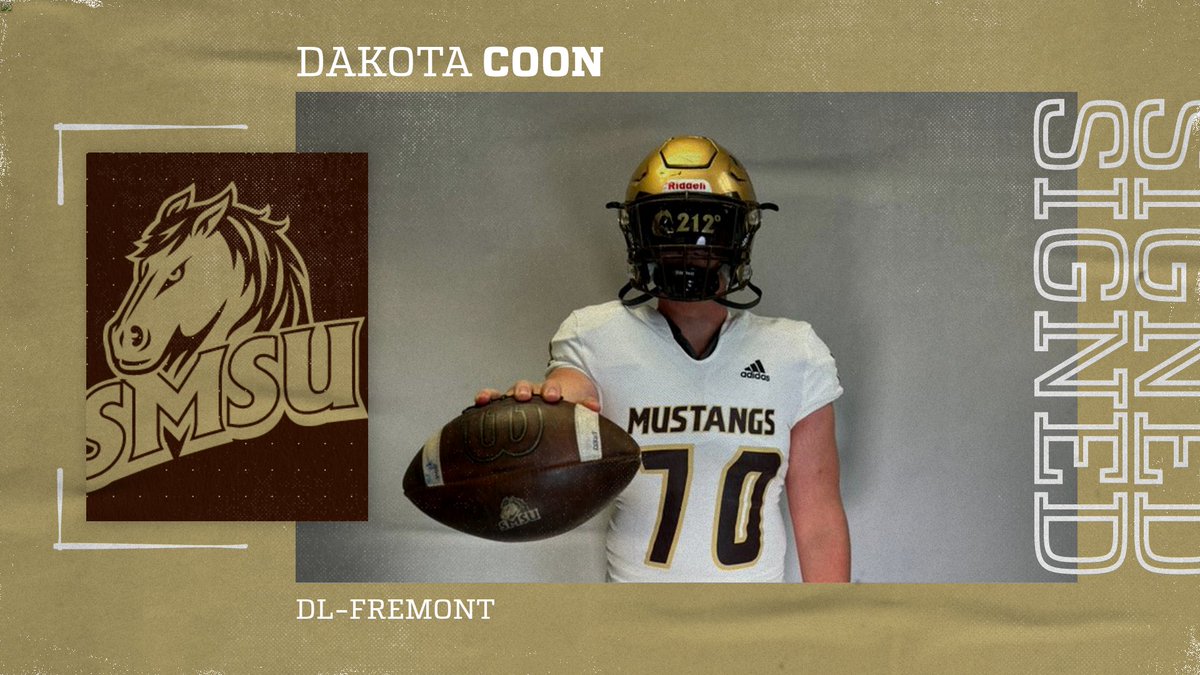 Mustang territory, welcome Dakota Coon DL!🐴@dakota_coon #LetsRide