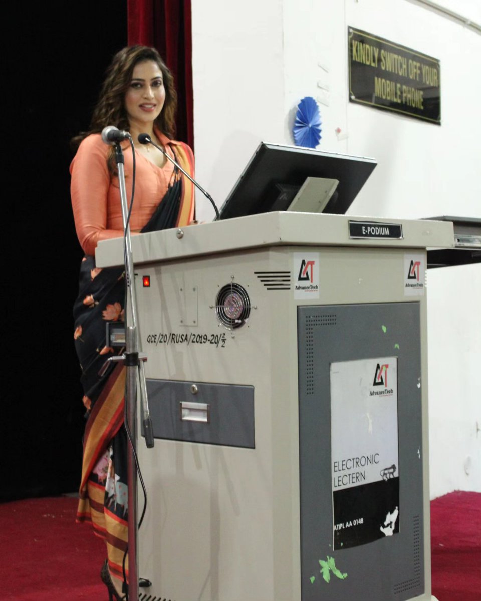 ceochandigarh's tweet photo. Actress Samaira Sandhu announced as State Icon, U.T., Chandigarh for upcoming Lok Sabha Elections: 2024 #ECI #stateIcon #sveep #ceochandigarh #samairasandhu https://t.co/2C1imKxVeP