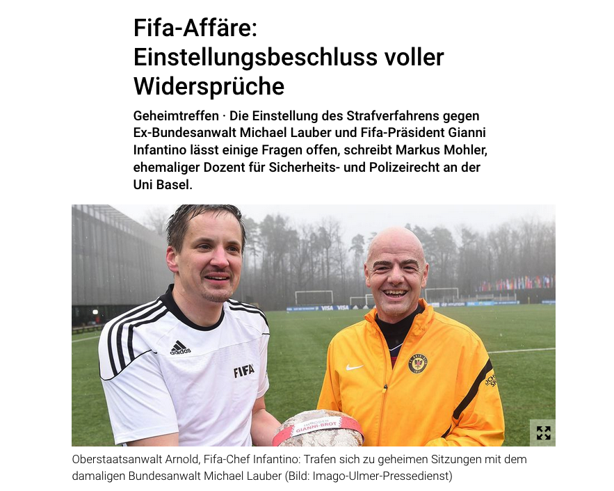 bro_zh's tweet photo. «Kollektive Amnesie» bescheinigen die ao Bundesanwälte den Teilnehmern der mysteriösen Fifa-Geheimtreffen. Trotzdem stellten sie die Strafverfahren ein. Experte Markus Mohler hat für plädoyer 1/24 die Einstellungsverfügung analysiert – und kritisiert diese. https://t.co/KPfwwbNcGu