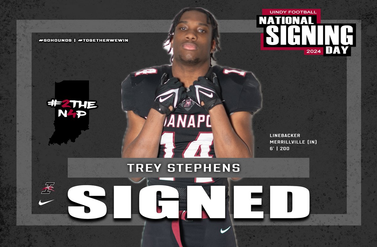 Welcome 2⃣THEN4⃣P ‼️ 👤 @Trey_Stephens2 🏈 Linebacker 🎞️ tinyurl.com/42tusw8k Officially a Hound! ✍️ #GoHounds | #TogetherWeWin