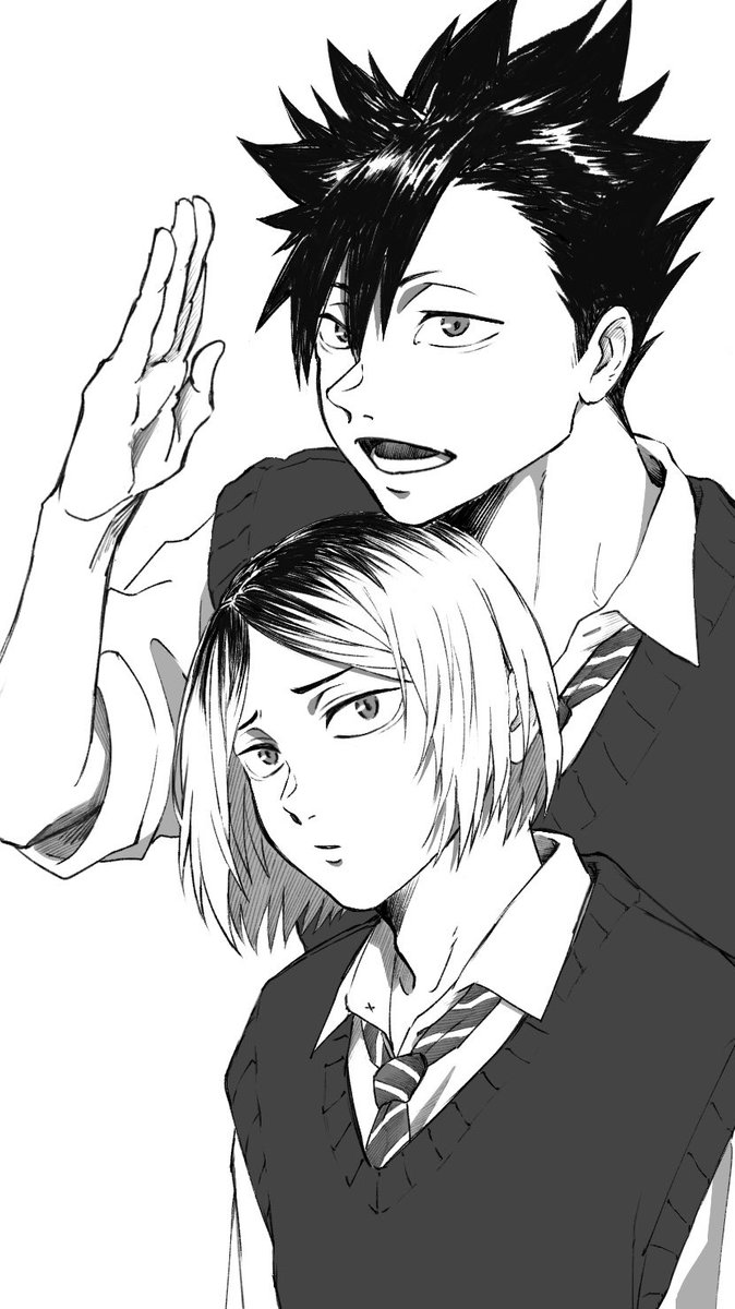 黒研
#ハイキュー #イラスト 