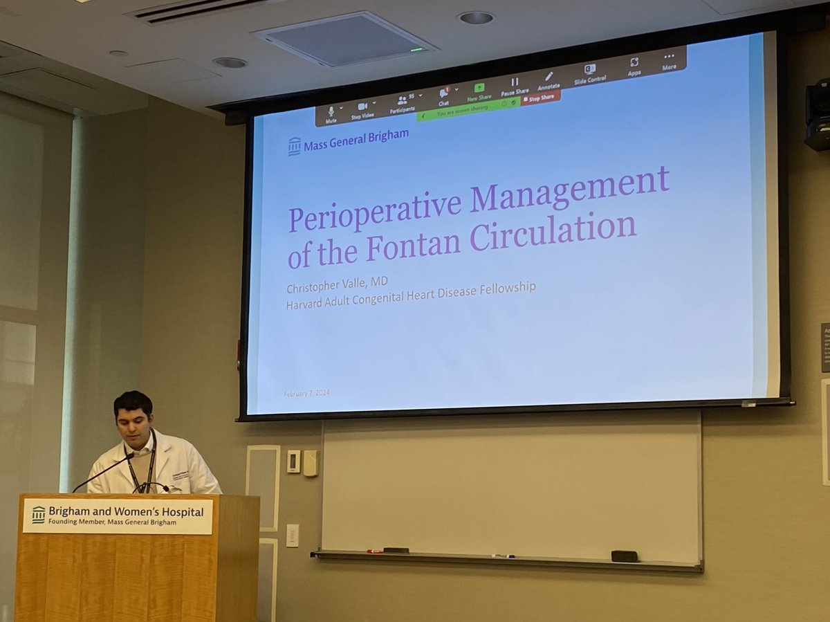 Boston Adult Congenital Heart Program (@interactiveachd) on Twitter photo Congratulations to <a href="/Chris_W_Valle/">Christopher Valle</a>, one of our first-year #ACHD fellows, on a fantastic review of perioperative management of the Fontan circulation for this morning’s <a href="/BrighamWomens/">Brigham and Women's Hospital</a> Cardiovascular Clinical Conference! Congratulations to <a href="/Chris_W_Valle/">Christopher Valle</a>, one of our first-year #ACHD fellows, on a fantastic review of perioperative management of the Fontan circulation for this morning’s <a href="/BrighamWomens/">Brigham and Women's Hospital</a> Cardiovascular Clinical Conference!
