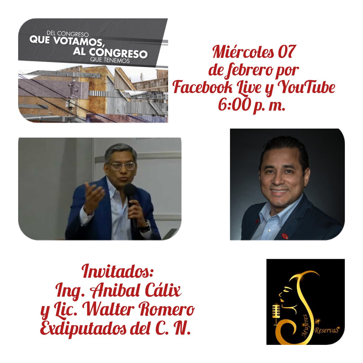 Es miércoles de Mujeres Sin Reservas y de análisis y opinión sobre el reciente informe del CNA al CN.
#Honduras
<a href="/MarlynElisa/">Marlyn Elisa</a>
<a href="/YaninaRomCa/">Yanina Romero</a>