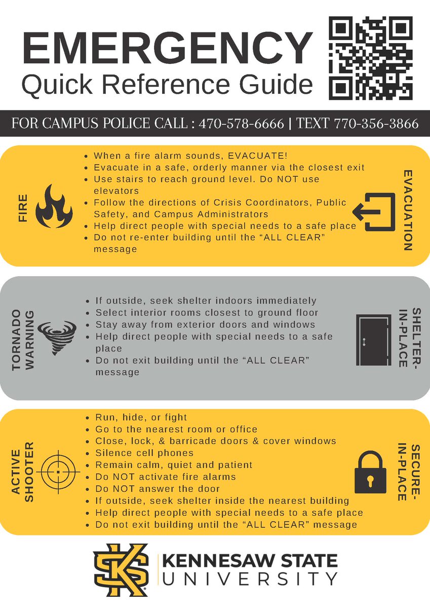 KSU Emergency Management tweet media